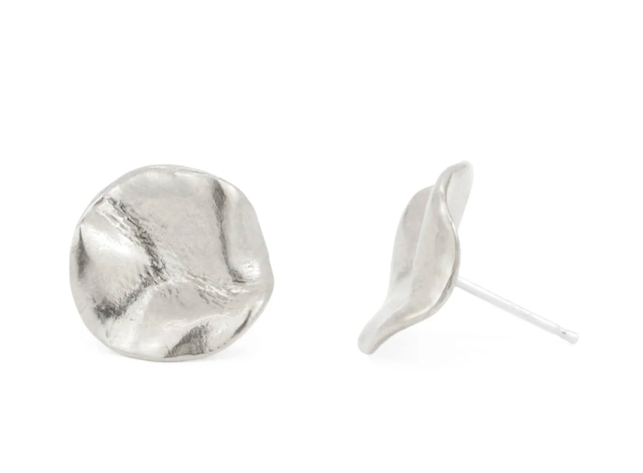 Vita Stud Silver Earrings