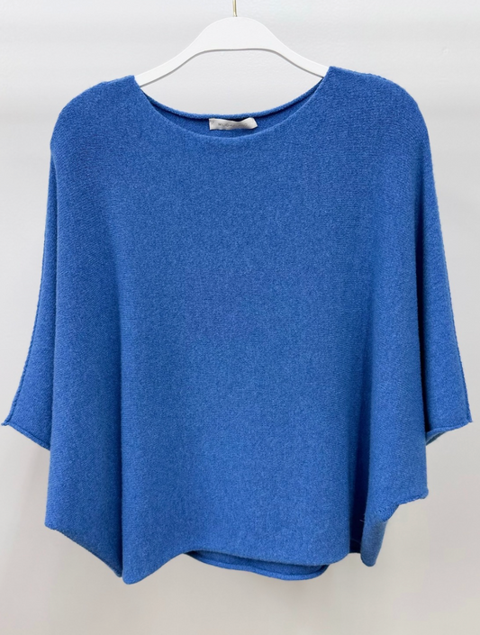 Milano Crew Neck Batwing Sleeve Knit Top