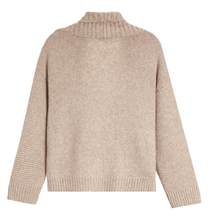 Little Lies Rue Ribbed Cardigan in Oatmeal
