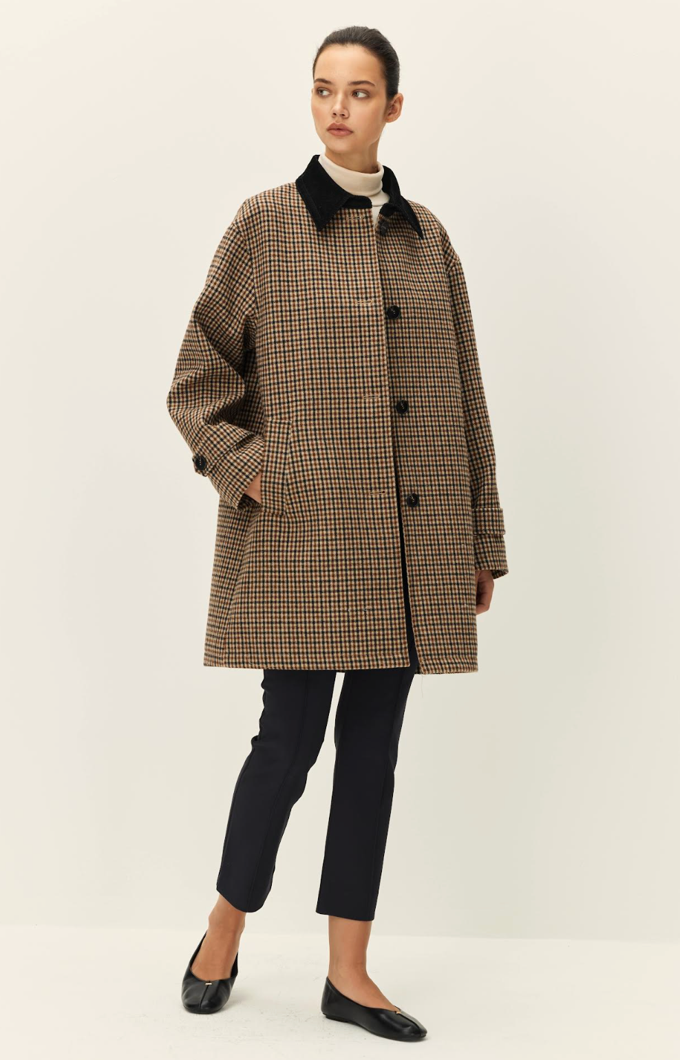 Elodie the Label Brown Plaid Jacket