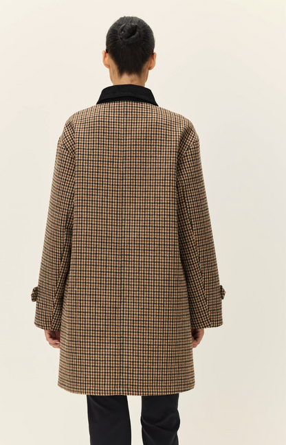 Elodie the Label Brown Plaid Jacket