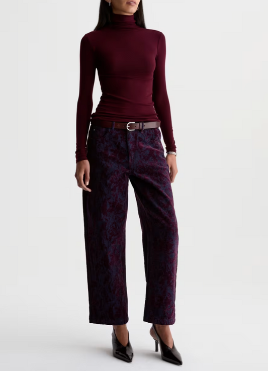 AG Hattie Crop Jean in Jazz Berry