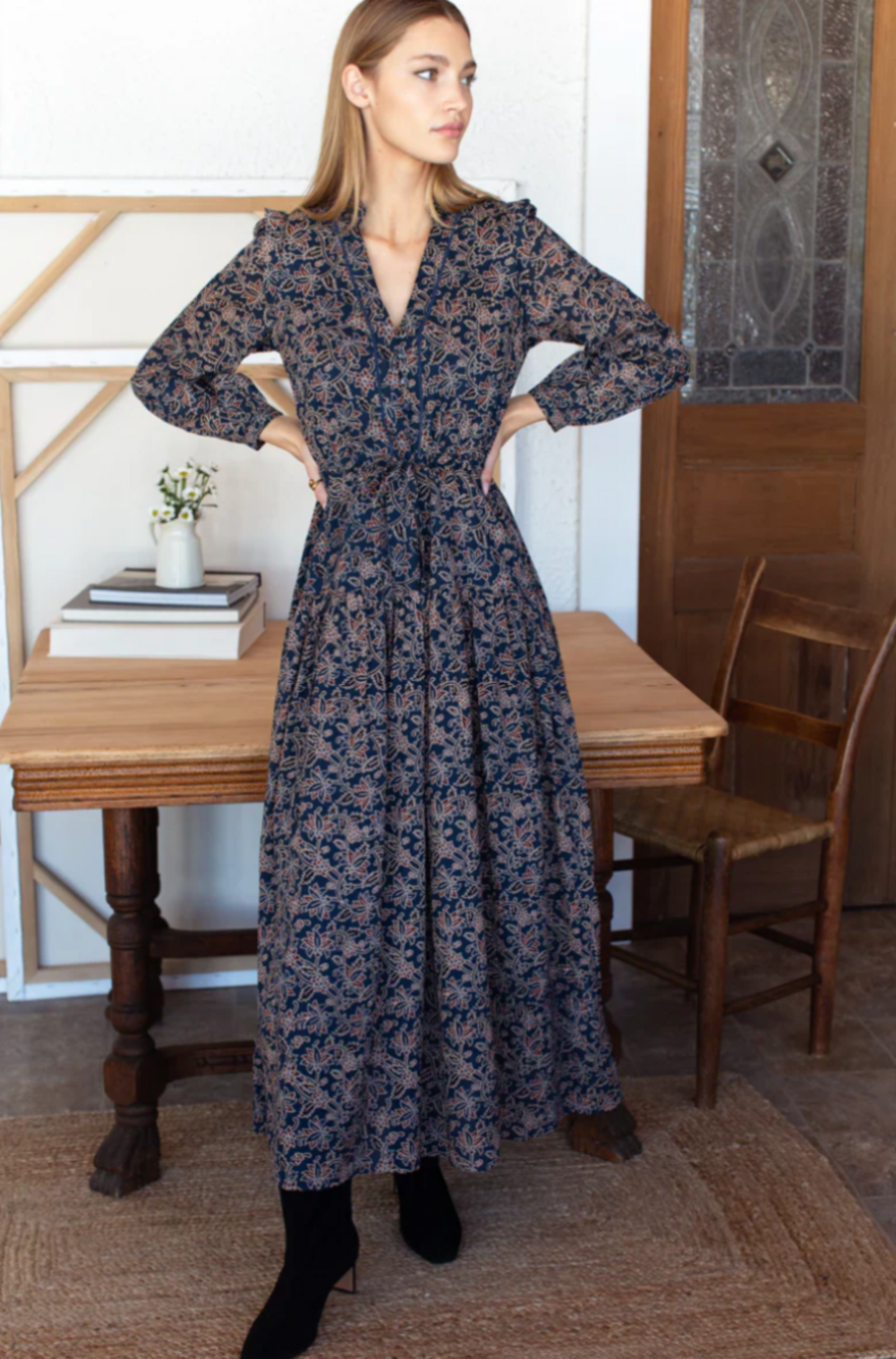 Frances Basque Dress