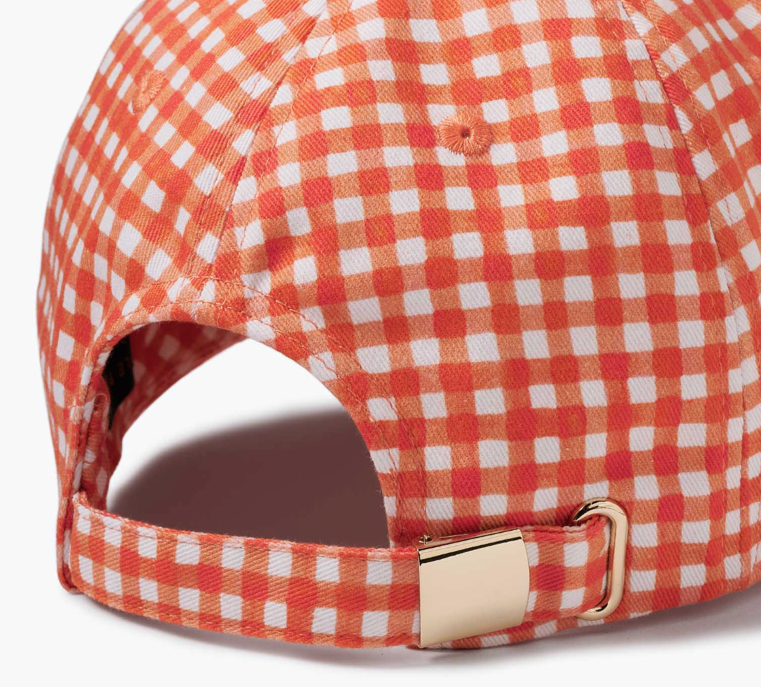 Gingham Cherries Baseball Cap