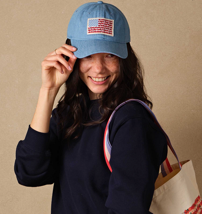 Americana Denim Baseball Cap