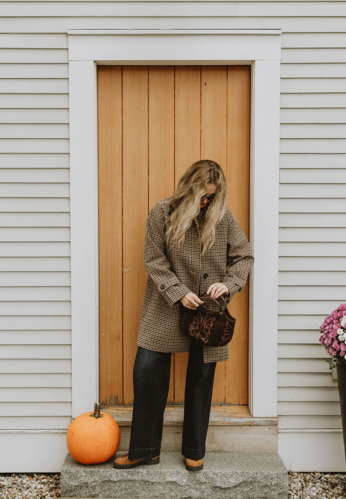 Elodie the Label Brown Plaid Jacket