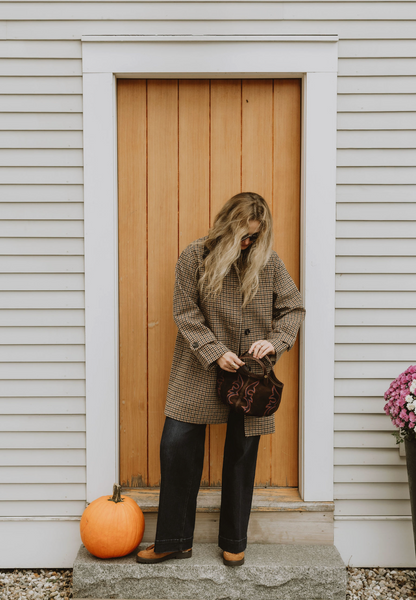 Elodie the Label Brown Plaid Jacket