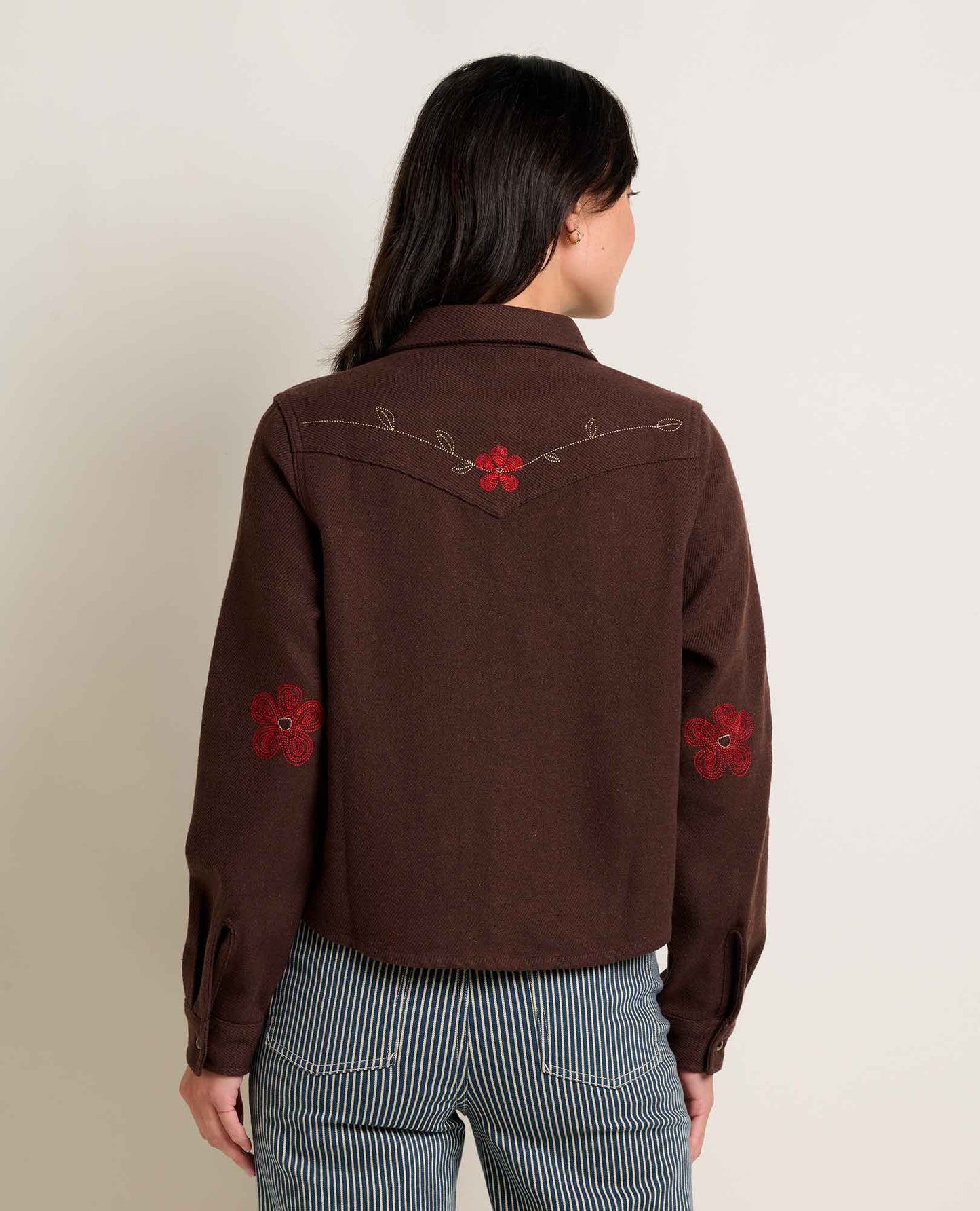 Western Embroidered Snap Front Shirt