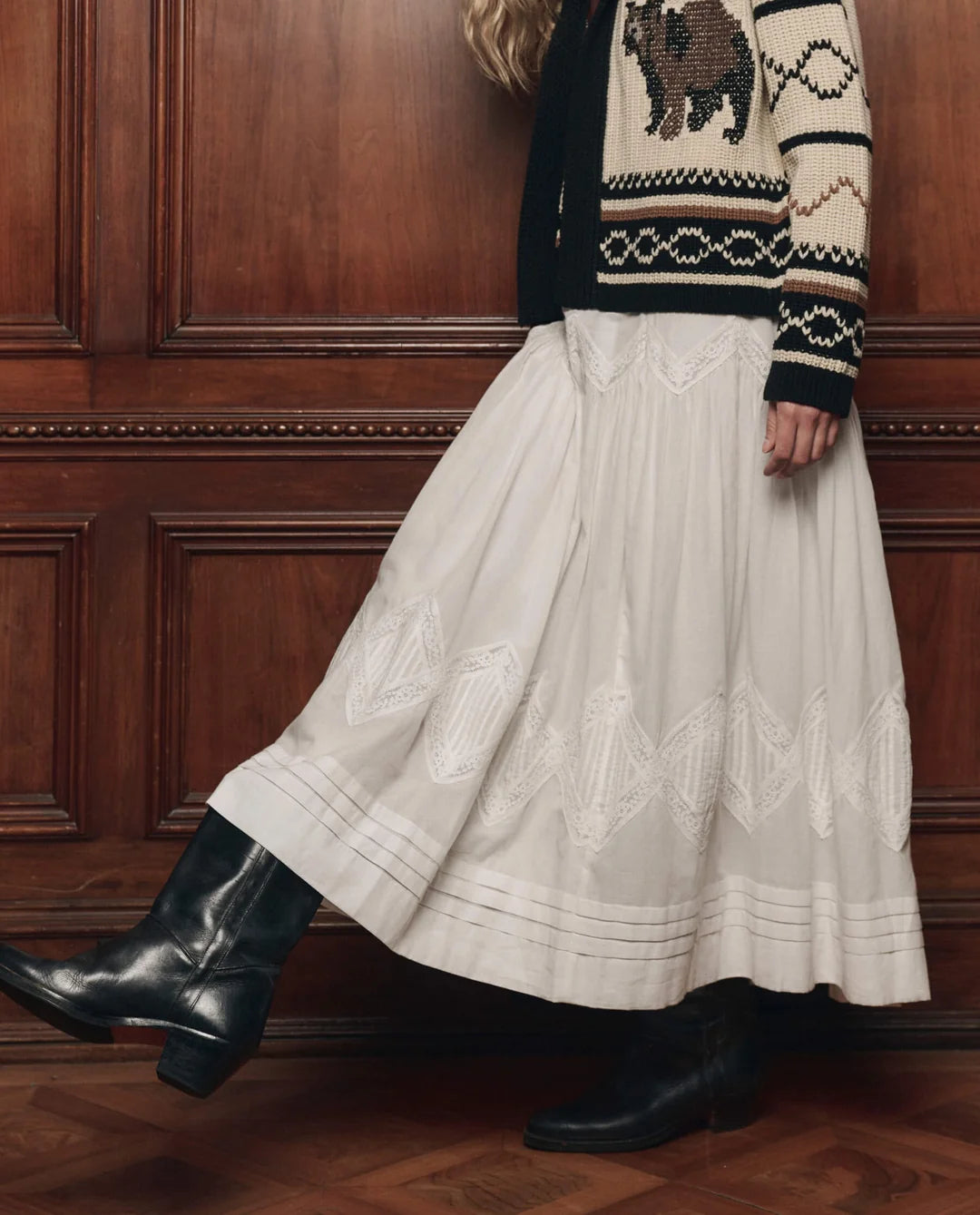 The Great Lattice Lace Victorian Skirt