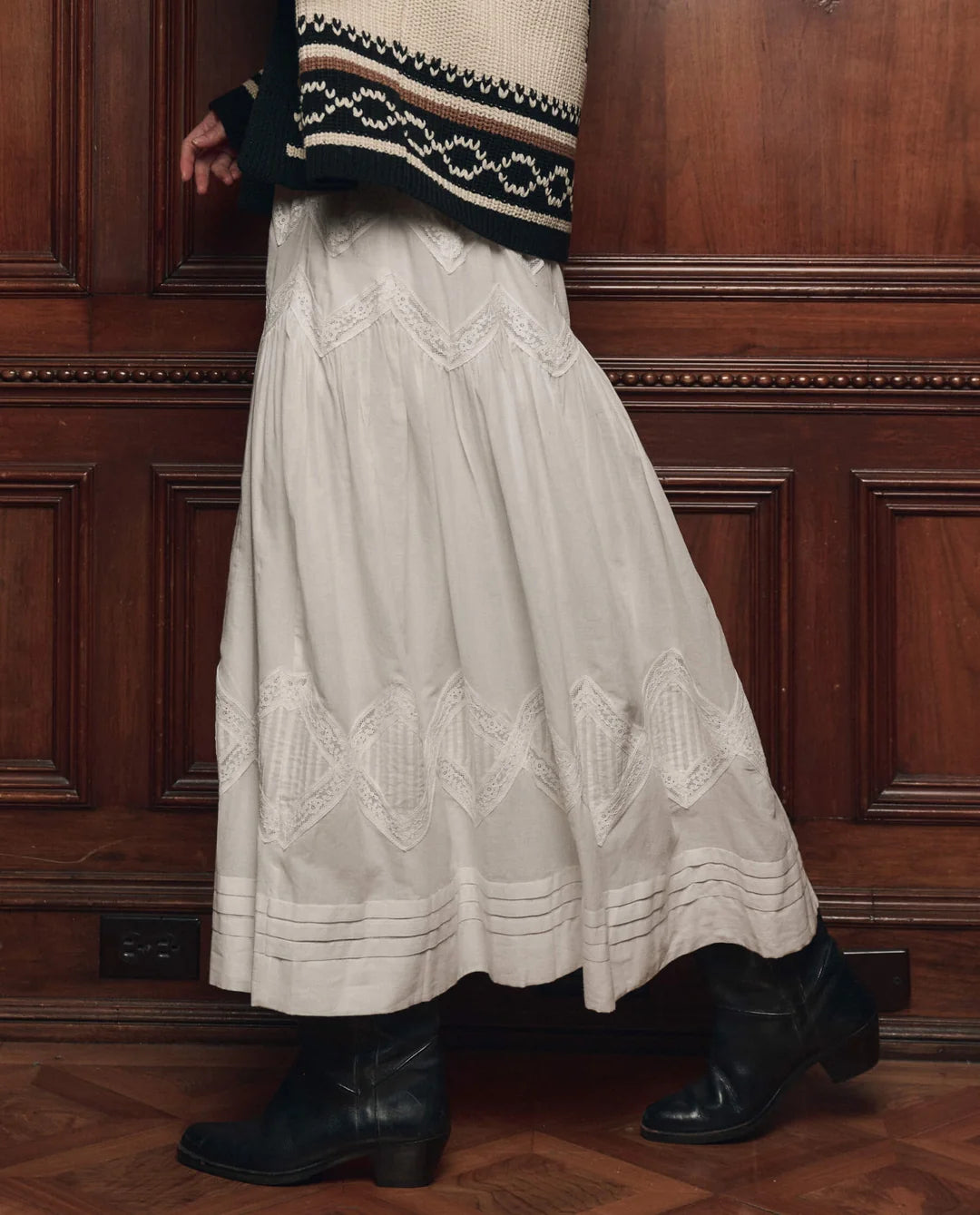 The Great Lattice Lace Victorian Skirt