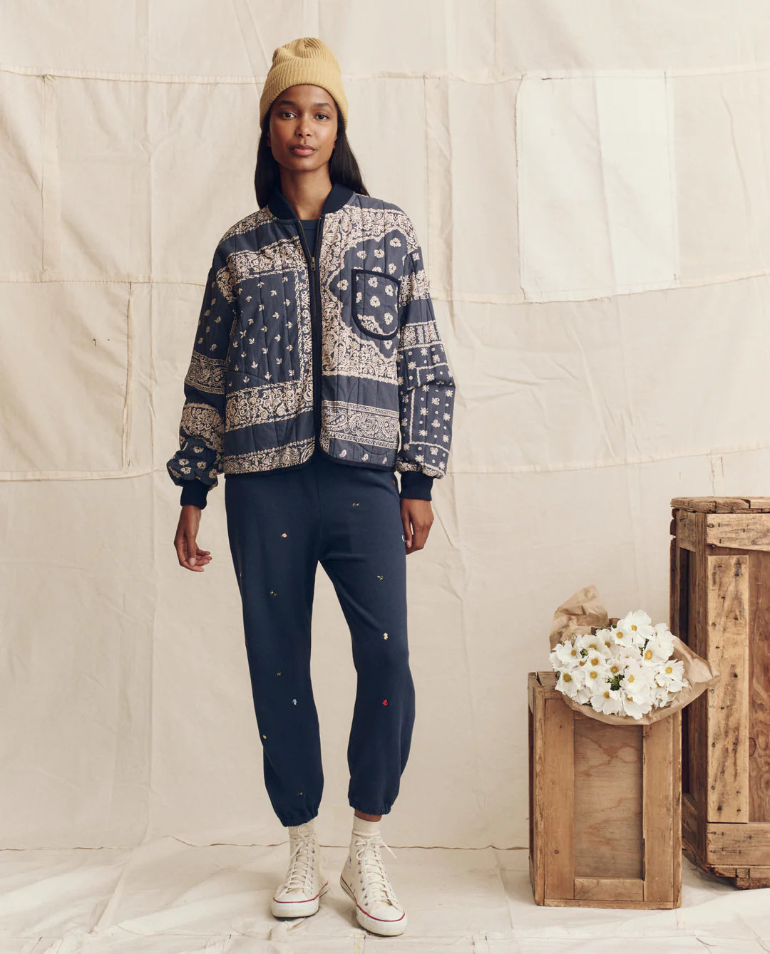 The Quilted Bomber Jacket