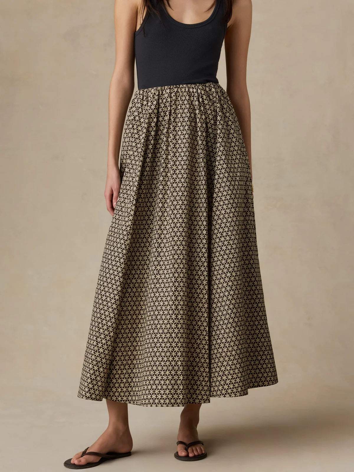 Faherty Brand Women Bottoms Coastal Poplin Nera Skirt