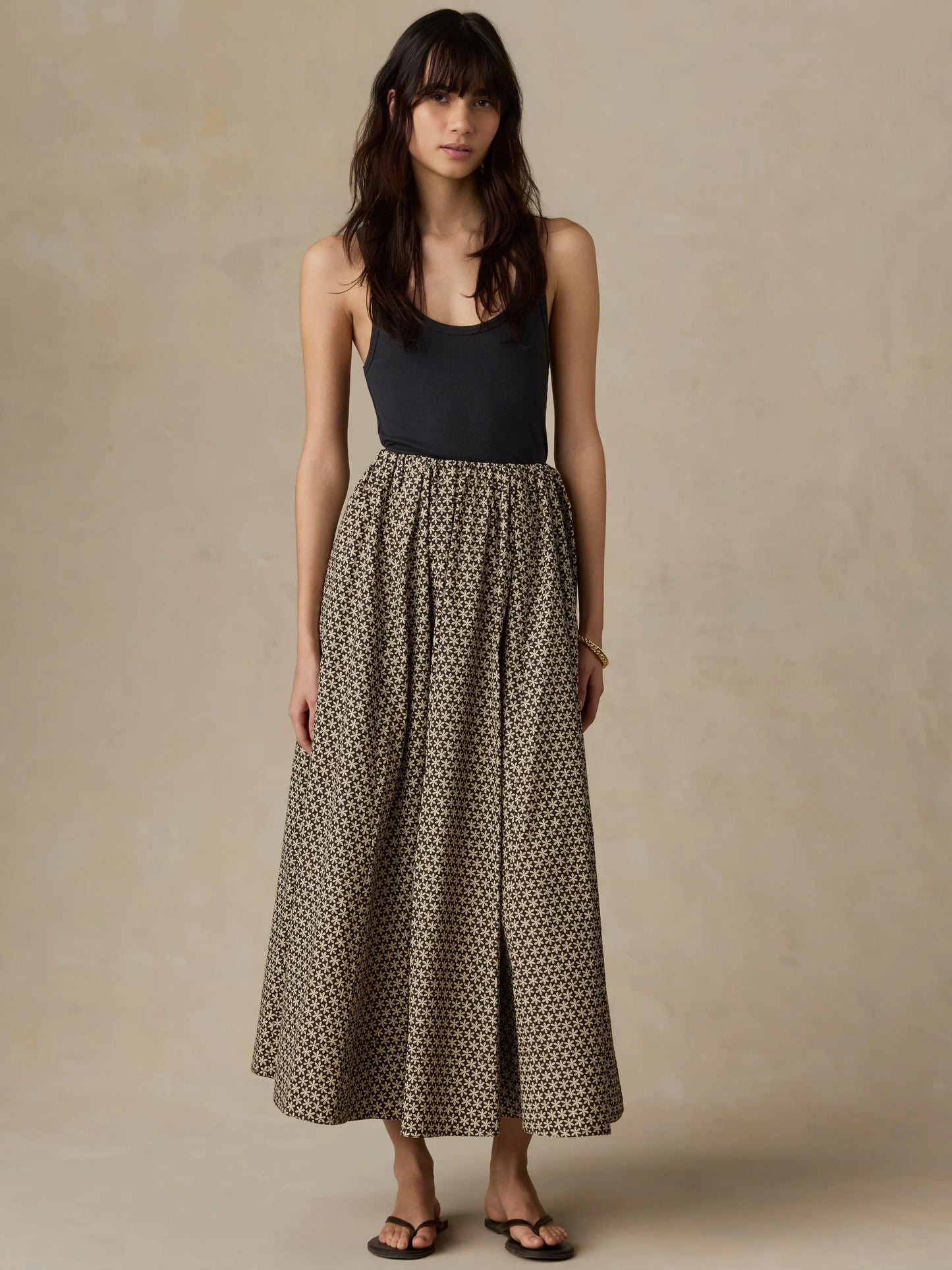 Faherty Brand Women Bottoms Coastal Poplin Nera Skirt