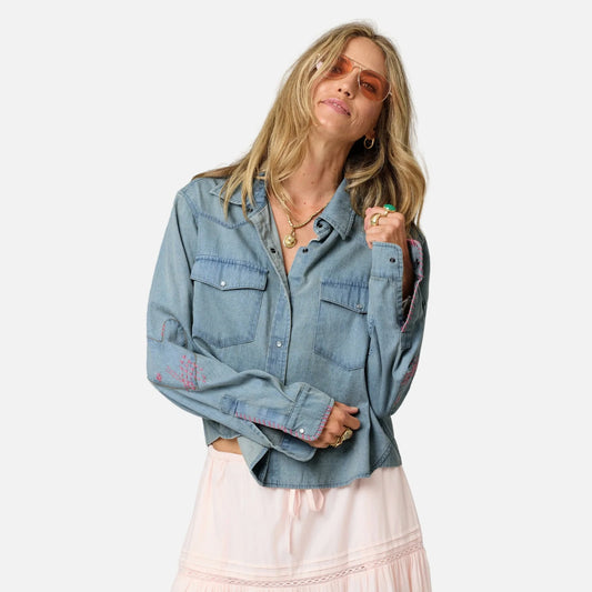 Western Pia Denim Shirt