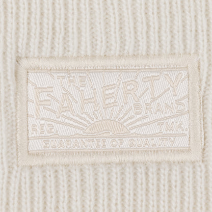 Faherty Essential Beanie - Antique White