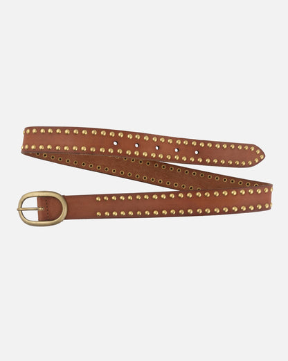 Studded Leather Belt