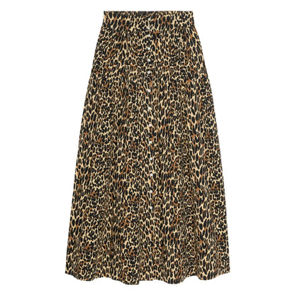 The Great Highland Skirt in Tan Leopard