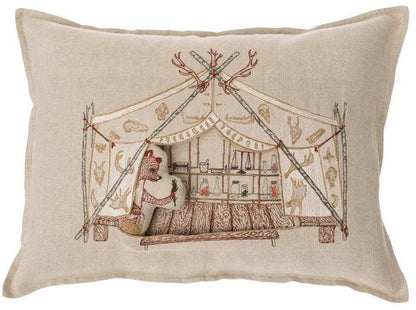 Bear Apothecary Tent Pocket Pillow