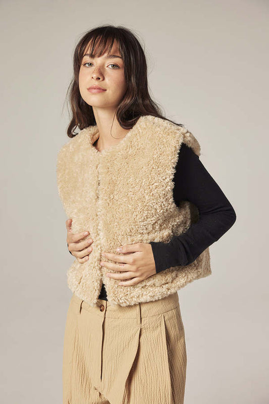 Amente Reversible Fur Vest