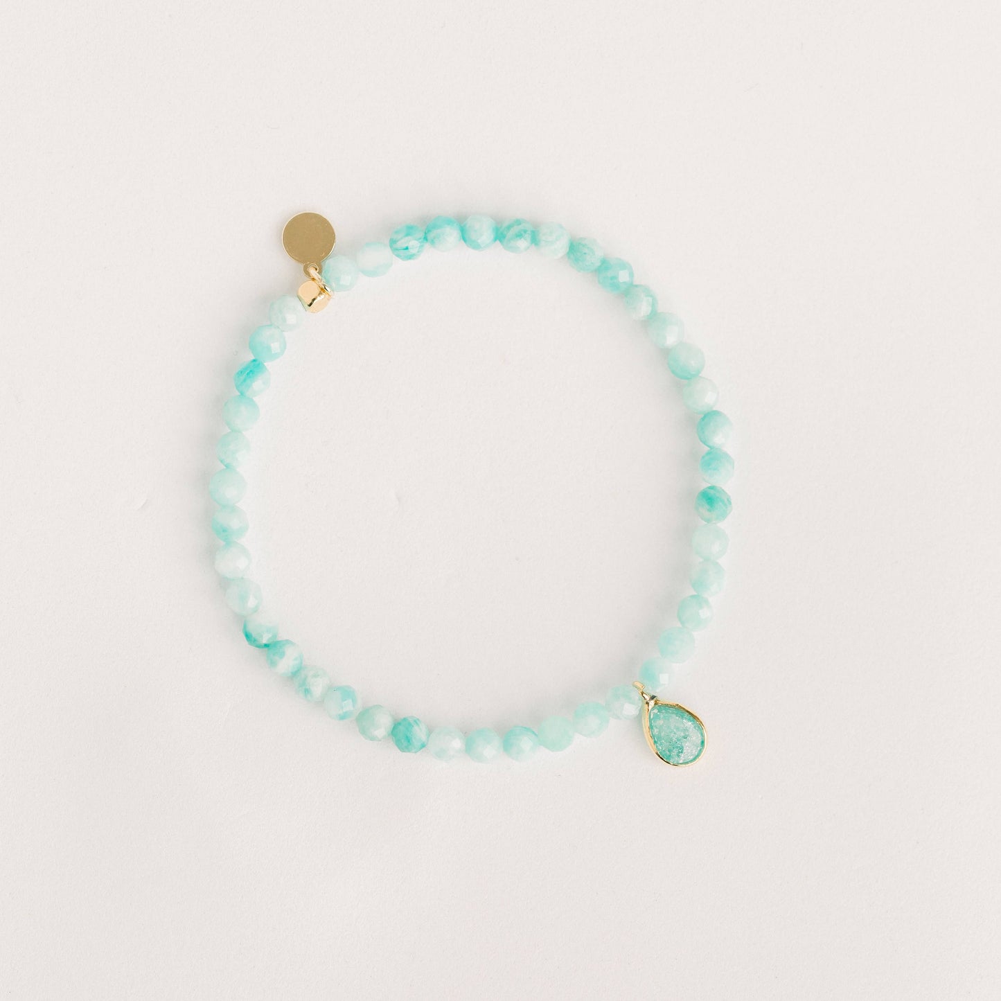 Posh Mini Beaded Bracelet Amazonite