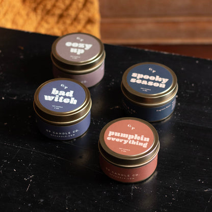 Pumpkin Everything Just Because 4 oz. Candle Tin