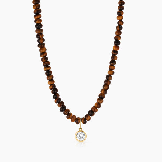 Thatch Paloma Tiger's Eye Bead Necklace
