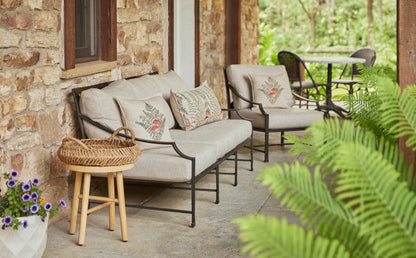 Mushrooms and Ferns Lumbar Pillow