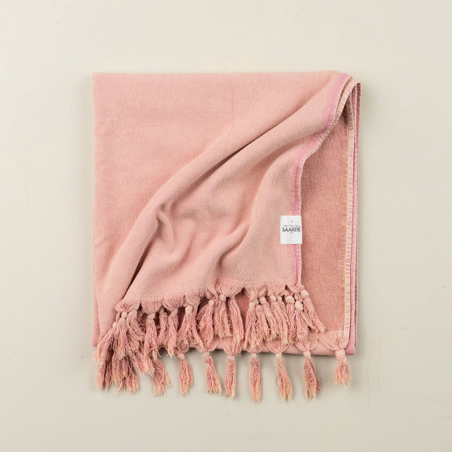 Vintage Wash Towel Collection in Hacienda pink