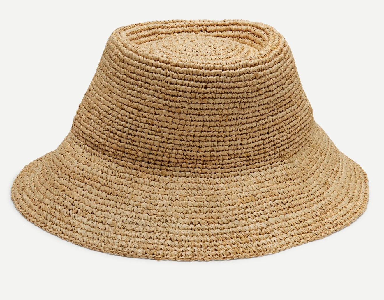 Wyeth Tali Raffia Bucket in Natural