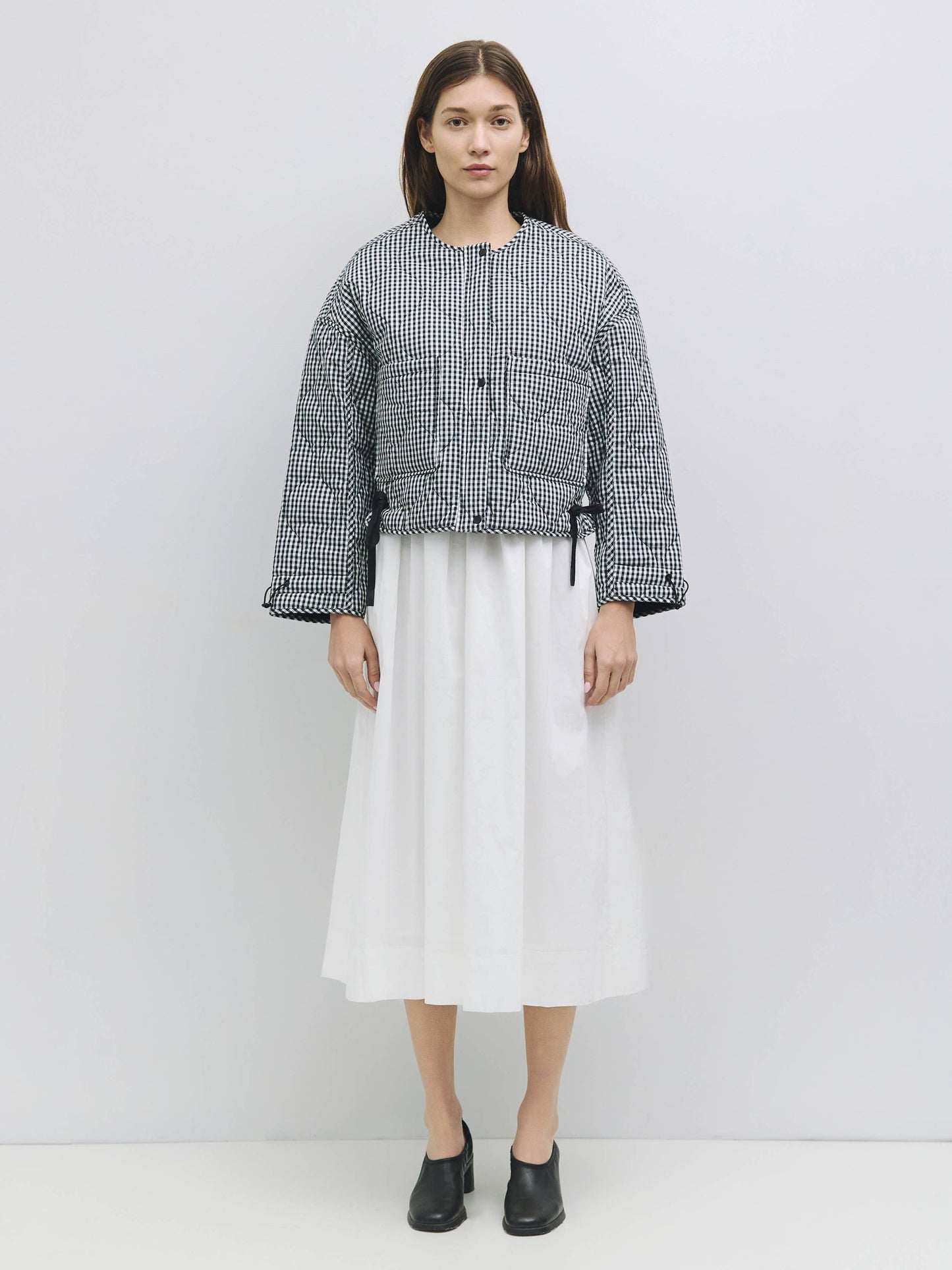 Quilted Gingham Jacket