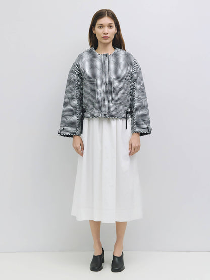 Quilted Gingham Jacket