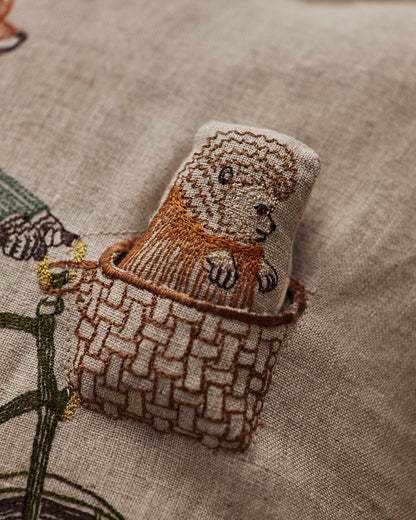 Tandem Bike Pocket Pillow with Down Insert