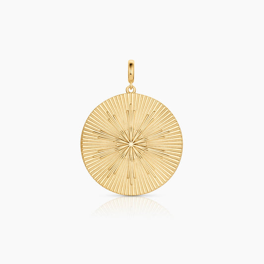 Thatch Sundial Grande Coin Charm
