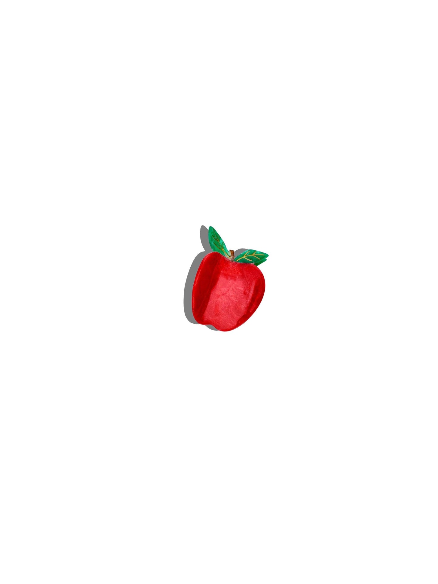 Hand-painted Mini Apple Claw Hair Clip | Eco-Friendly