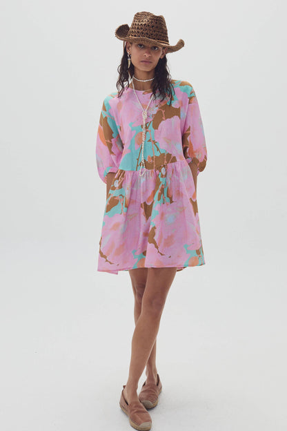 Alcala Dress in Aquarela