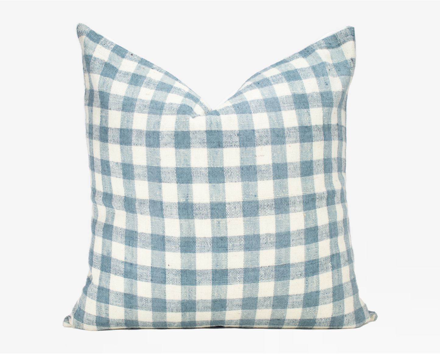 Reva Check - Mist Pillow with Down Insert