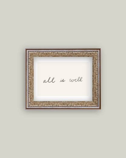 All Is Well Artwork