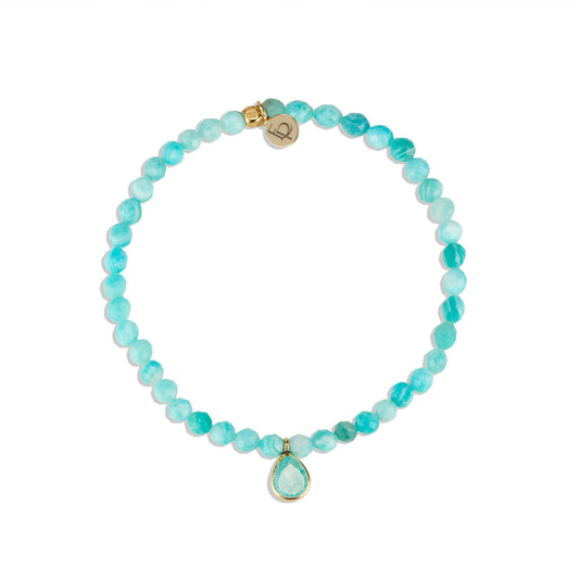 Posh Mini Beaded Bracelet Amazonite