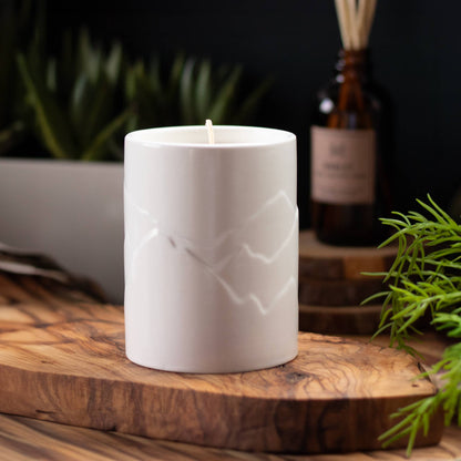 White Pine 12 oz. Balsam & Feather Mountain Candle