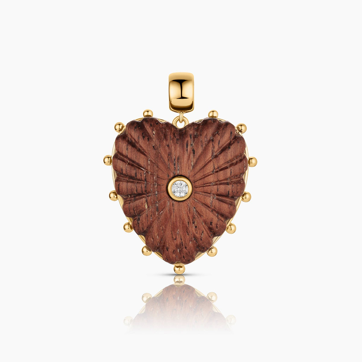 Thatch Malene Coconut Heart Bail Charm