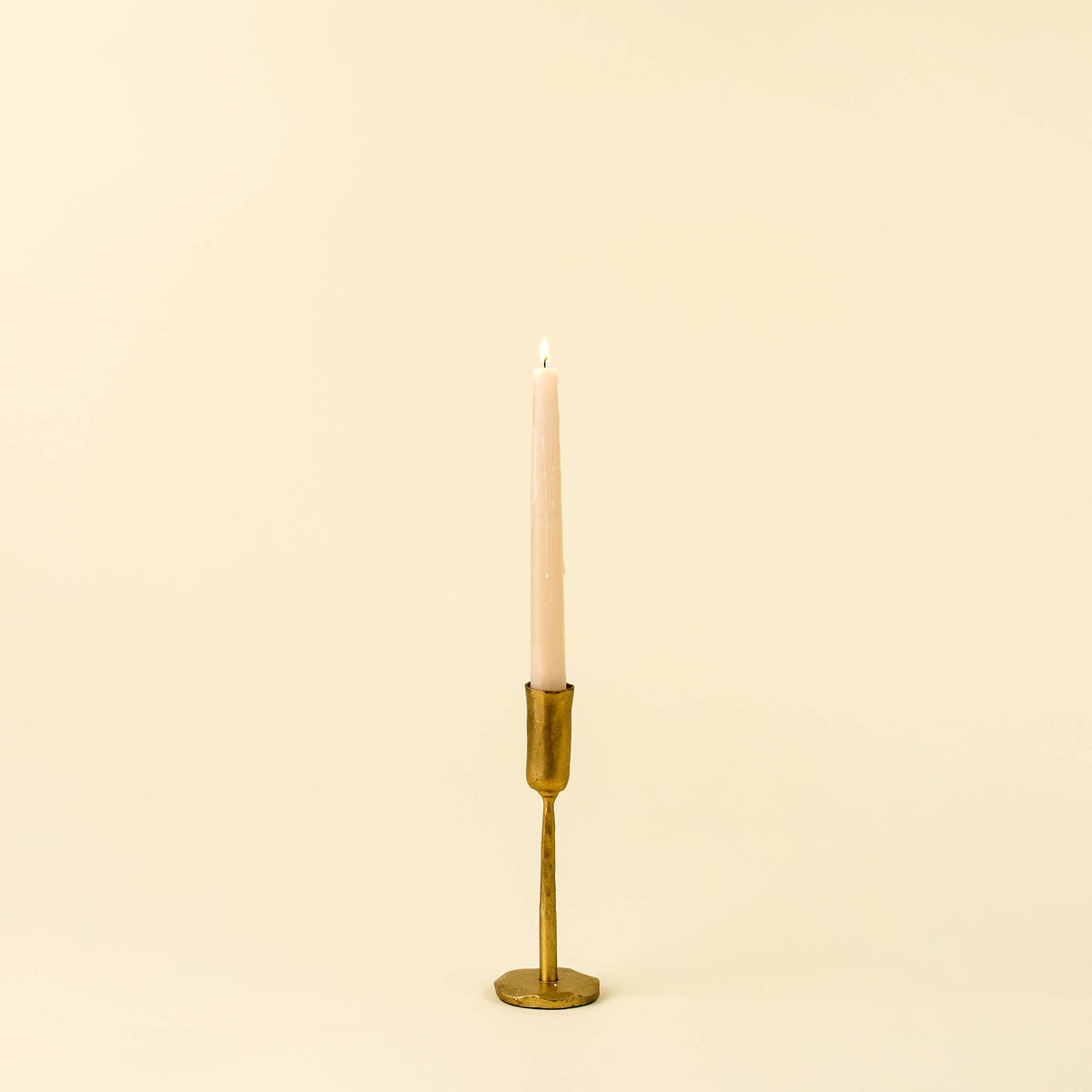 Luna Forged Candlestick Holder - Small 7"H