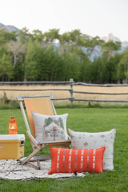 Camper Fox Pocket Pillow