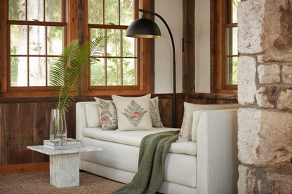 Mushrooms and Ferns Lumbar Pillow