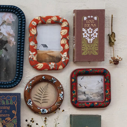 Floral Fabric Frames