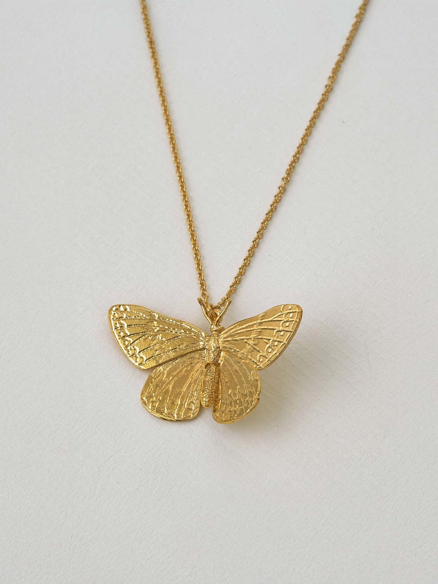 Duke of Burgundy Butterfly Necklace