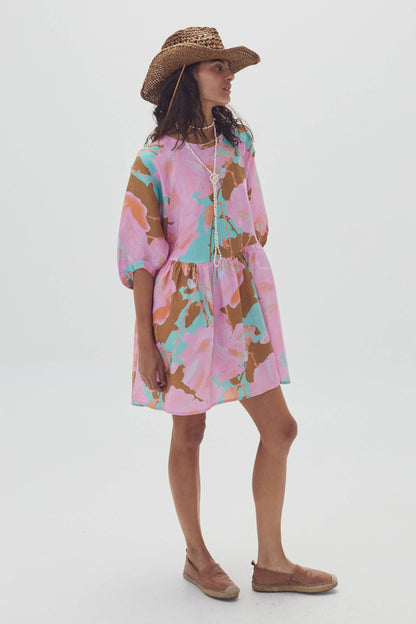 Alcala Dress in Aquarela