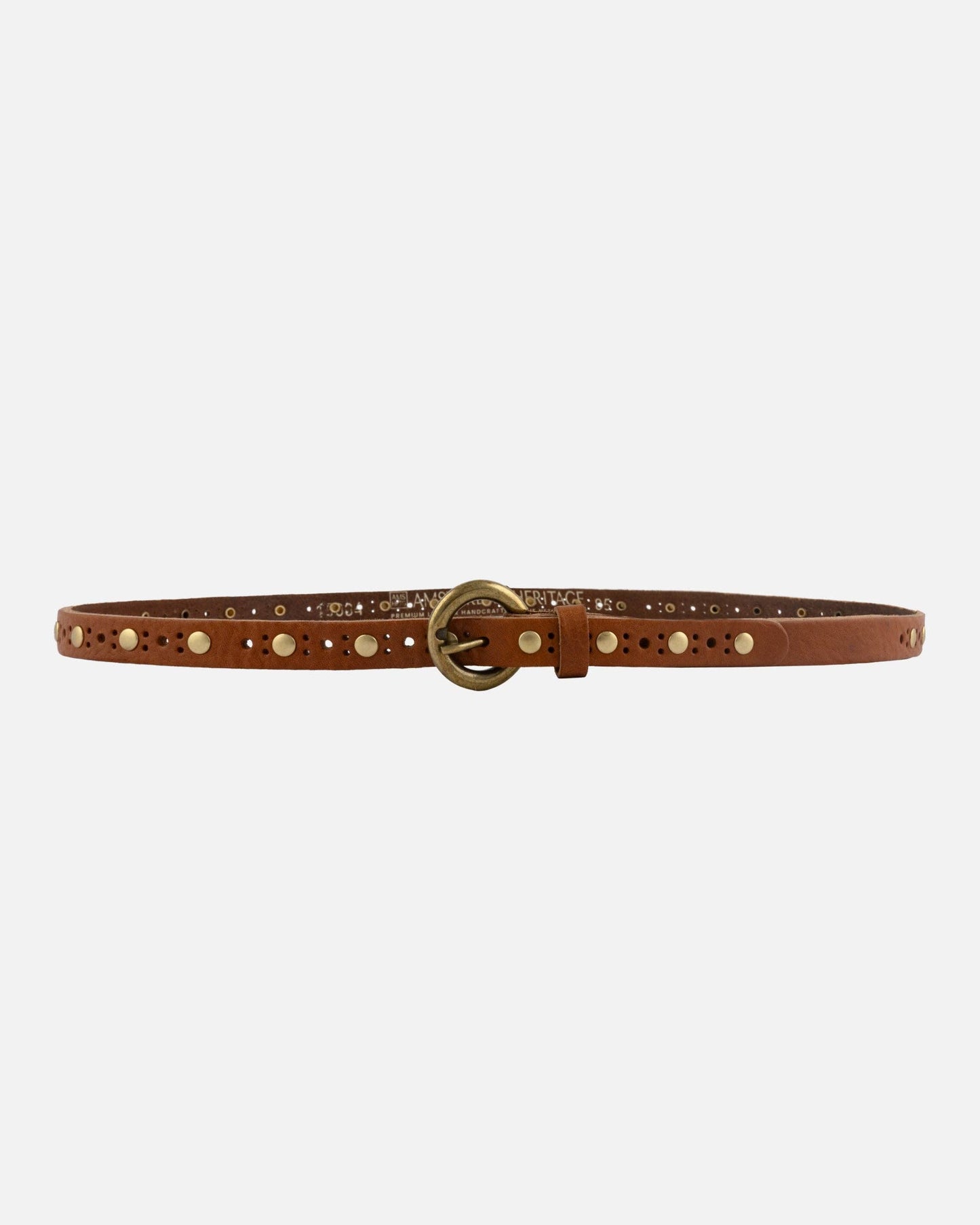 Vintage Studded Skinny Belt