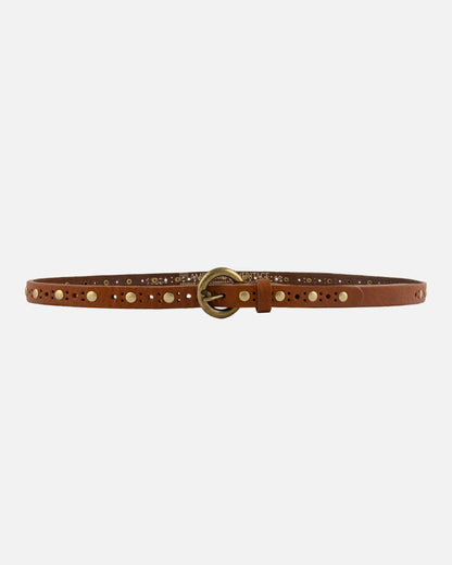 Vintage Studded Skinny Belt