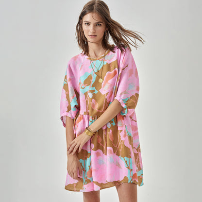 Alcala Dress in Aquarela