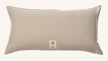 Large Feathers Lumbar Pillow with Down Insert